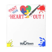MACTown Verf je hart uit Notitieblok (Voorkant)