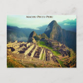 Macu-Piccu Peru Briefkaart (Voorkant)
