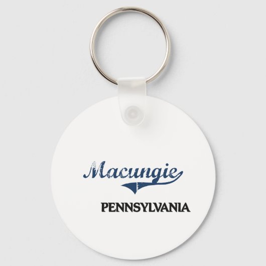 Macungie Pennsylvania City Classic Sleutelhanger (Voorkant)