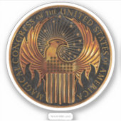 MACUSA™ Medallion Sticker (Voorkant)