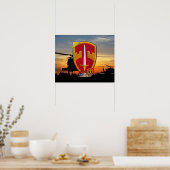 MACV Militaire Adviseurs Vietnam Oorlogspatroon Poster (Keuken)