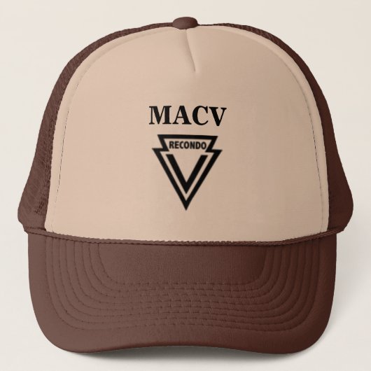MACV RECONDO Pet met MAC-V RECONDO Patch (Voorkant)