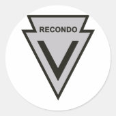 MACV Recondo Ronde Sticker (Voorkant)