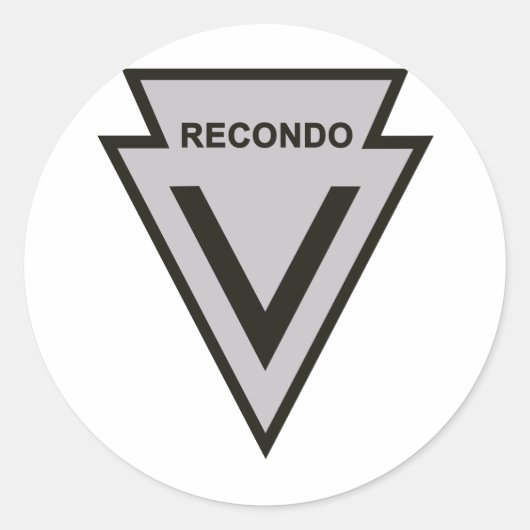 MACV Recondo Ronde Sticker (Voorkant)