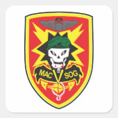 MACV-SOG VIERKANTE STICKER (Voorkant)