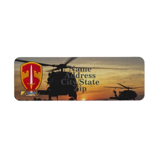 MACV SOG vietnam oorlogsplek Etiket (Voorkant)