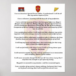 MACV SOG Vietnam Oorlogsveteranen veteranen Poster