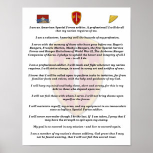 MACV SOG Vietnam Oorlogsveteranen veteranen Poster