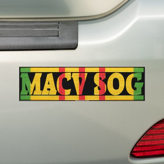 MACV SOG Vietnam Service Ribbon Sticker (Op auto)