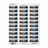 Macvsog-nummer Vietnam War Address Etiket (Full Sheet)