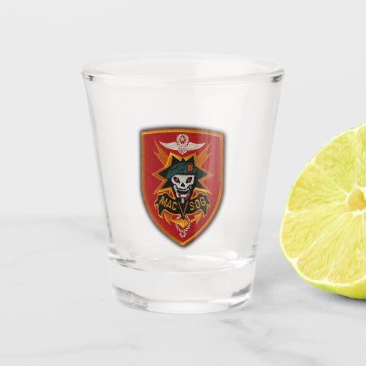 MACVSOG SOG CCS CCC Long Binh Vietnam. Shot Glas (Voorkant)