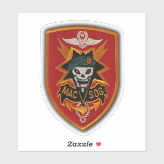 MACVSOG SOG Vietnam Oorlog Veteranen Contour Stick Sticker (Vel)