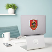 MACVSOG SOG Vietnam Oorlog Veteranen Contour Stick Sticker (Laptop op bureau)