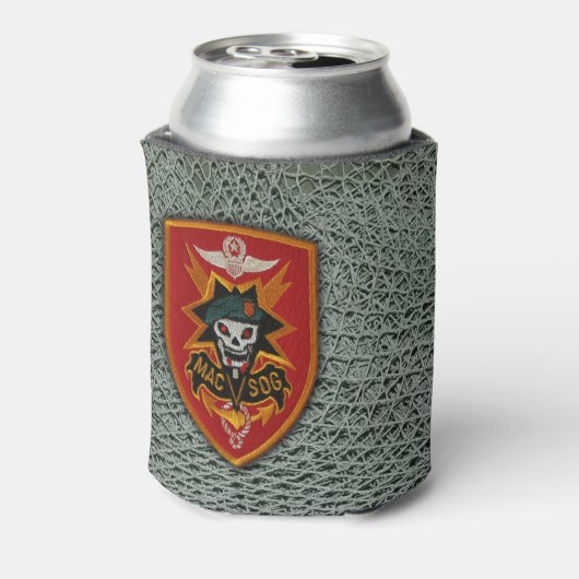 MACVSOG SOG Vietnam War Veterans patch Blikjeskoeler (Blikje Achterkant)