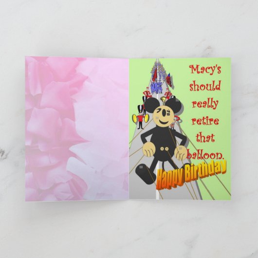 Macy Birthday Card Kaart (Binnen)
