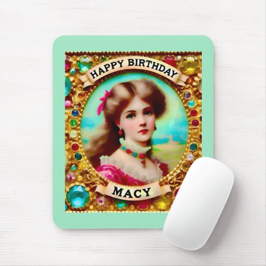MACY ~ ETHERISCH  Portret ~ Mousepad Muismat (Met muis)