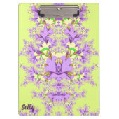 MACY ~ Mauve, Geel Groen Bloemen Klembord (Voorkant)