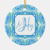 Macy Mosaic Christmas Ornament (Voorkant)