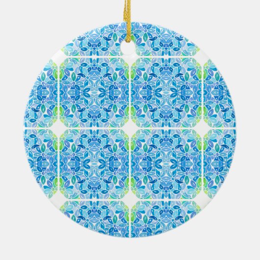 Macy Mosaic Christmas Ornament (Achterkant)