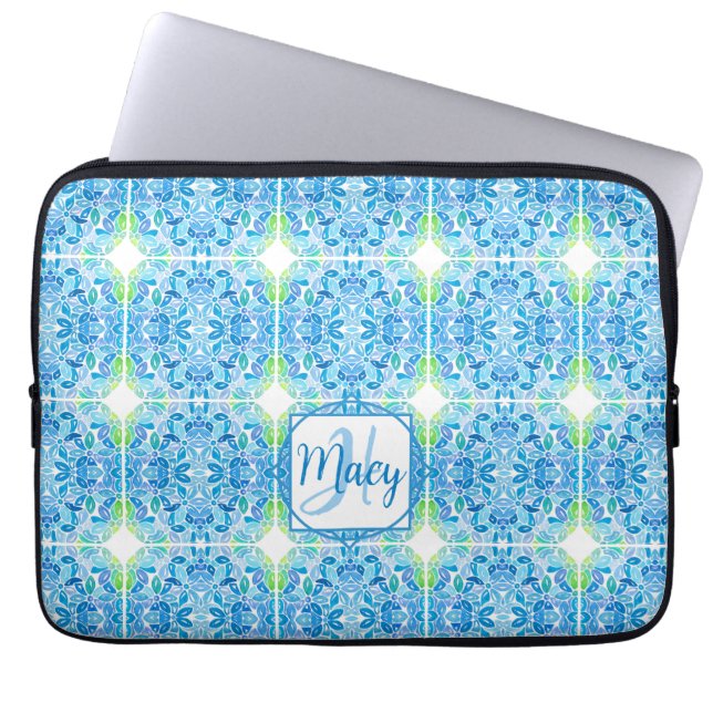 Macy Mosaic Laptop Sleeve (Voorkant)