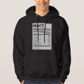Macy Nutrition Information Probleem oplossen Hard  Hoodie (Voorkant)