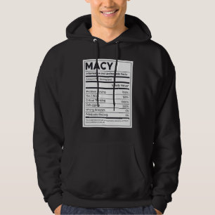 Macy Nutrition Information Probleem oplossen Hard  Hoodie