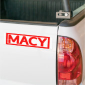 Macy Stamp Bumpersticker (Op Truck)