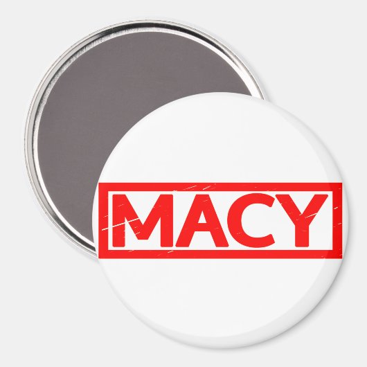 Macy Stamp Magneet (Voorkant / Achterkant)