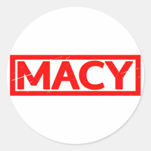 Macy Stamp Ronde Sticker