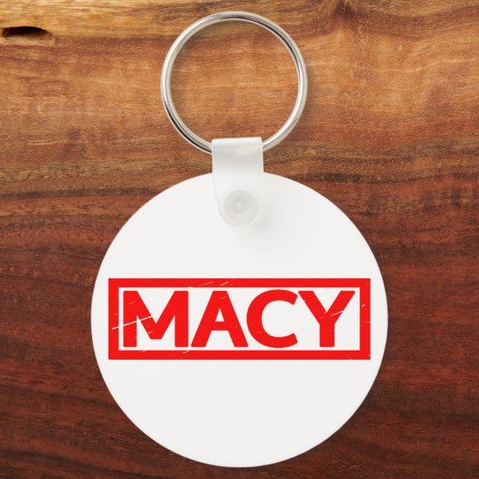 Macy Stamp Sleutelhanger (Voorkant)