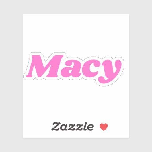 Macy Sticker (Vel)