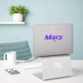 Macy Sticker (Laptop op bureau)