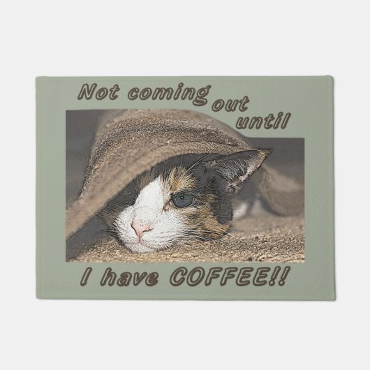 Macy wil ook koffie deurmat (Voorkant)