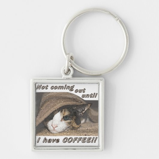 Macy wil ook koffie sleutelhanger (Voorkant)