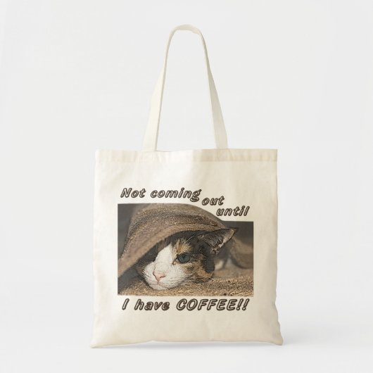 Macy wil ook koffie tote bag (Voorkant)