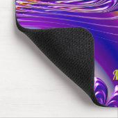 MACY ~ Zany Green, Blue, Yellow en Paarse Muismat (Hoek)