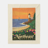 Macy's Flower Show | noordoosten Fleece Deken (Voorkant)