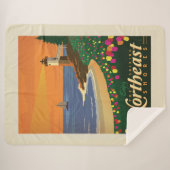 Macy's Flower Show | noordoosten Sherpa Deken (Voorkant (horizontaal))