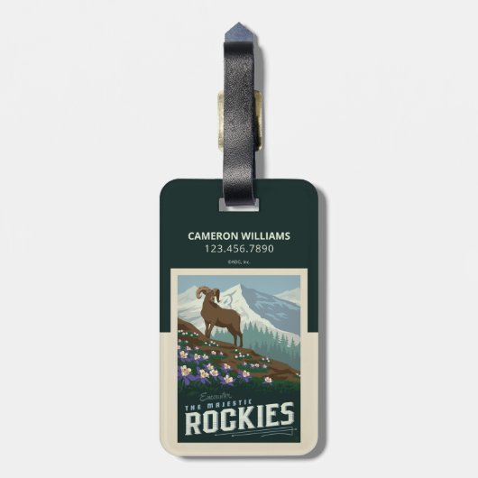 Macy's Flower Show | Rockies Bagagelabel (Achterkant verticaal)