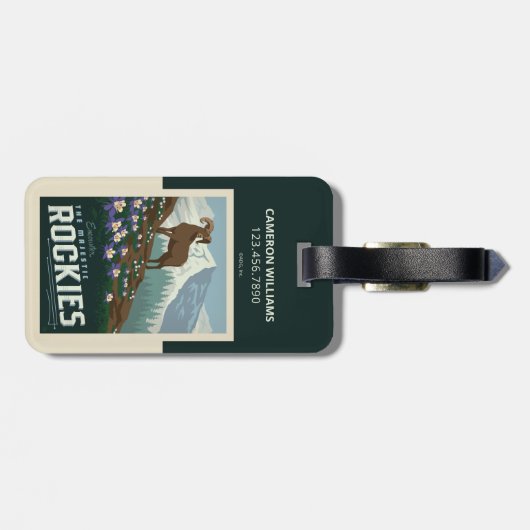 Macy's Flower Show | Rockies Bagagelabel (Achterkant horizontaal)