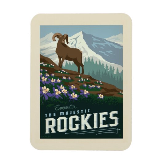 Macy's Flower Show | Rockies Magneet (Verticaal)