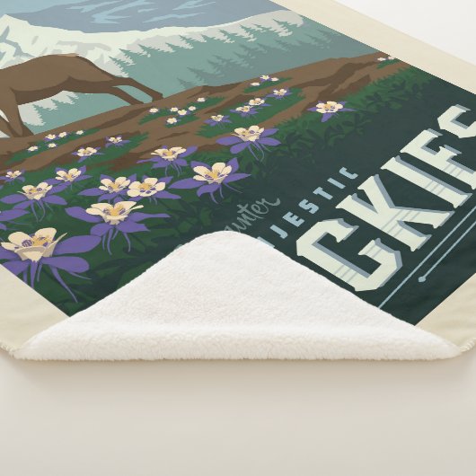 Macy's Flower Show | Rockies Sherpa Deken (3/4)