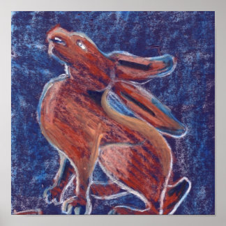 Mad als Maart Hare Poster