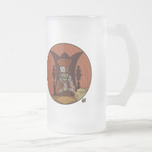Mad als Mok van katter Frosted Glass