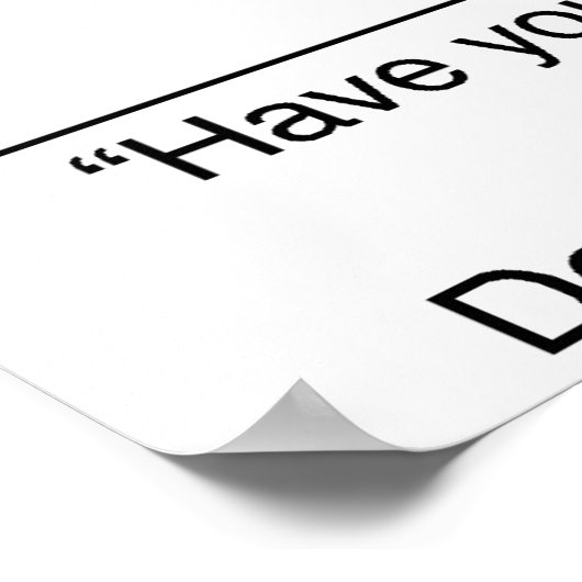 Mad als schelvis poster (Hoek)