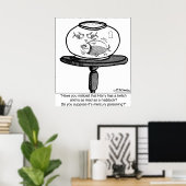 Mad als schelvis poster (Thuiskantoor)