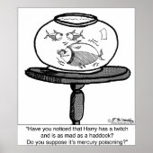 Mad als schelvis poster (Voorkant)