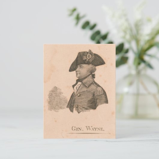 Mad Anthony Wayne Briefkaart (Staand voorkant)