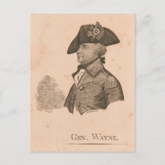 Mad Anthony Wayne Briefkaart (Voorkant)