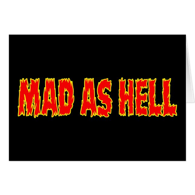 MAD AS HELL (Voorkant Horizontaal)